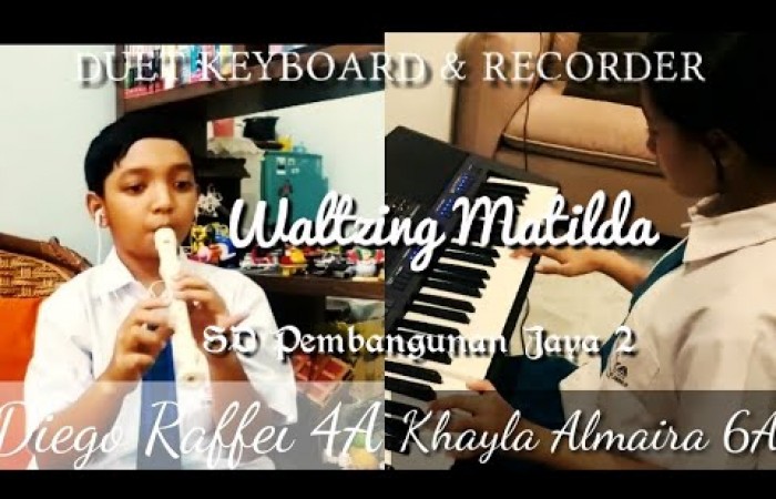 Waltzing Matilda - Duet Keyboard & Recorder