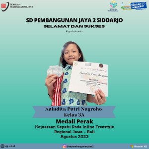 Anindita Putri Nugroho Anindita Kejuaraan Sepatu Roda Inline Freestyle Regional Jawa – Bali